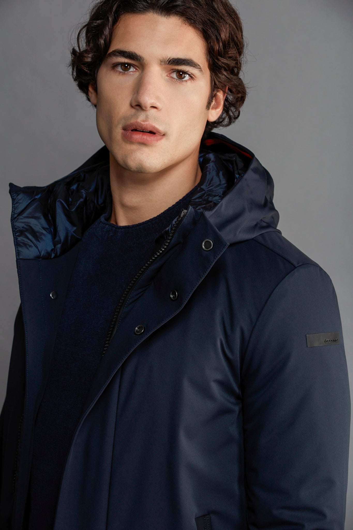 Giaccone City Rain Parka / Blu - Ideal Moda