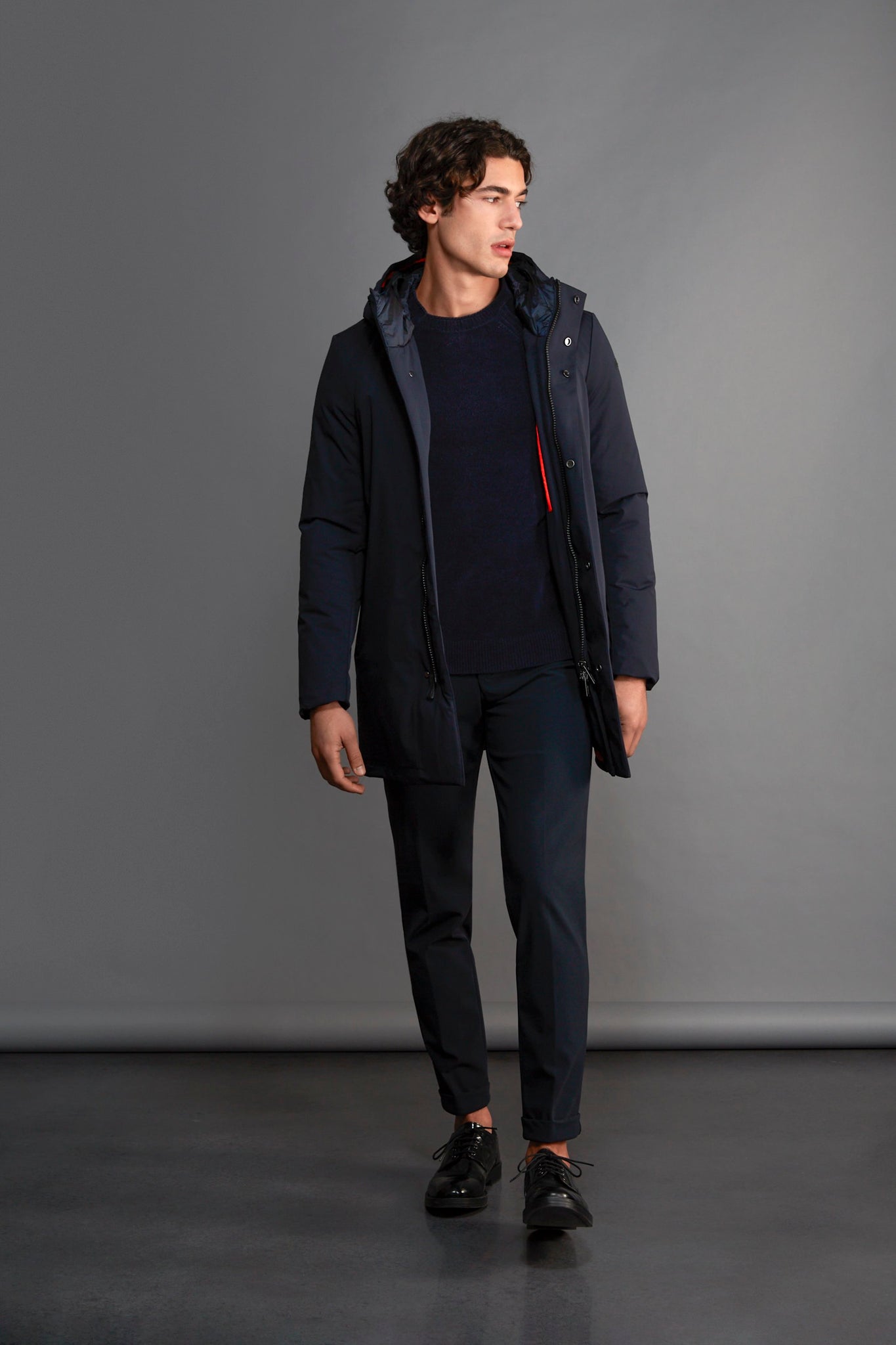 Giaccone City Rain Parka / Blu - Ideal Moda