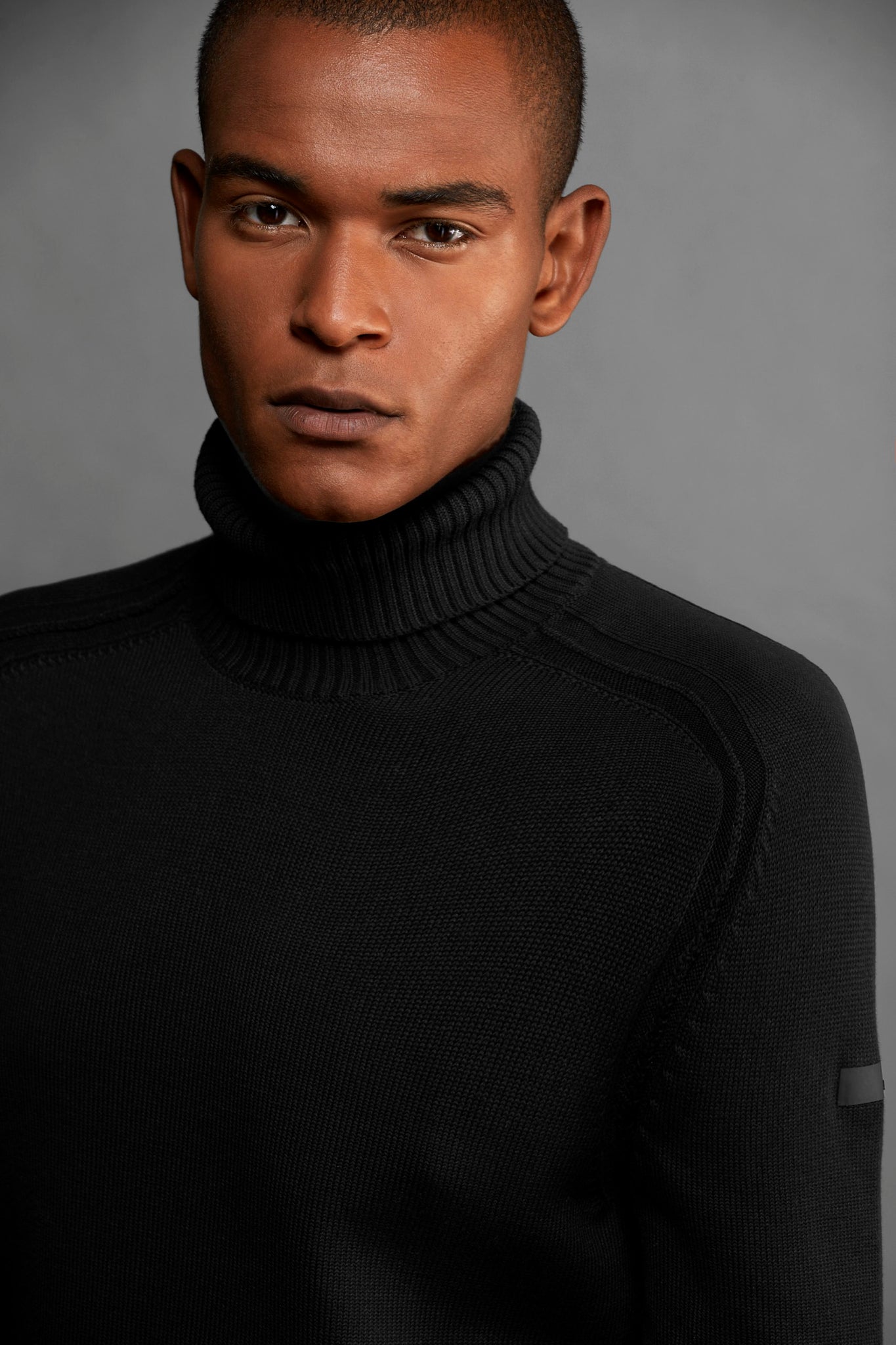 Maglia Collo Alto / Nero - Ideal Moda
