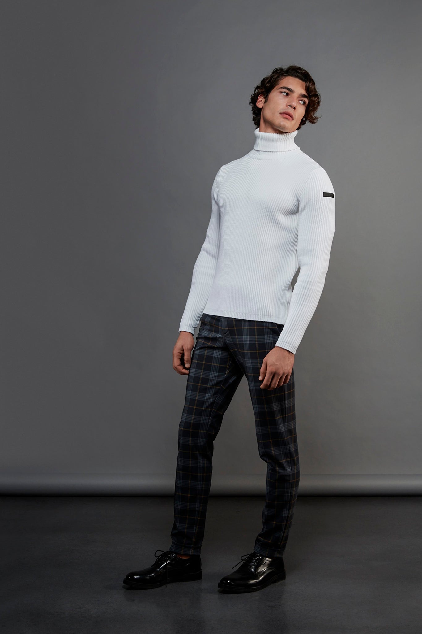 Maglia Collo Alto 7 SAILOR / Bianco - Ideal Moda
