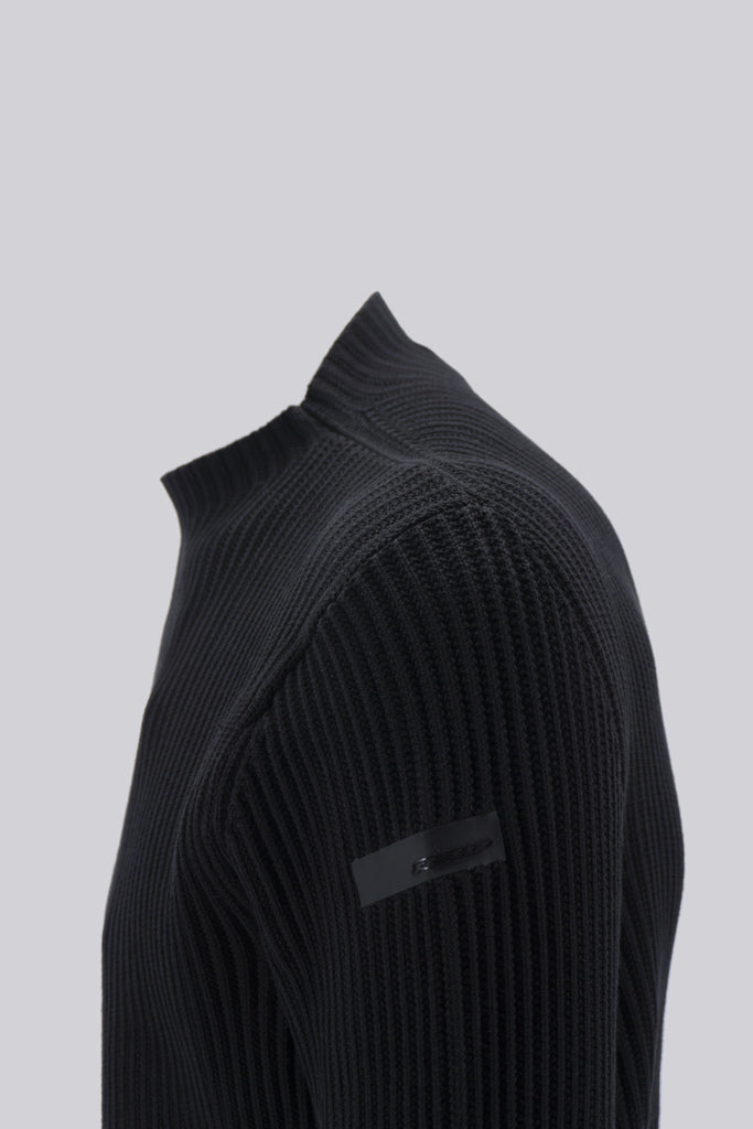 Maglia Knit Cotton 7 Seal / Nero - Ideal Moda