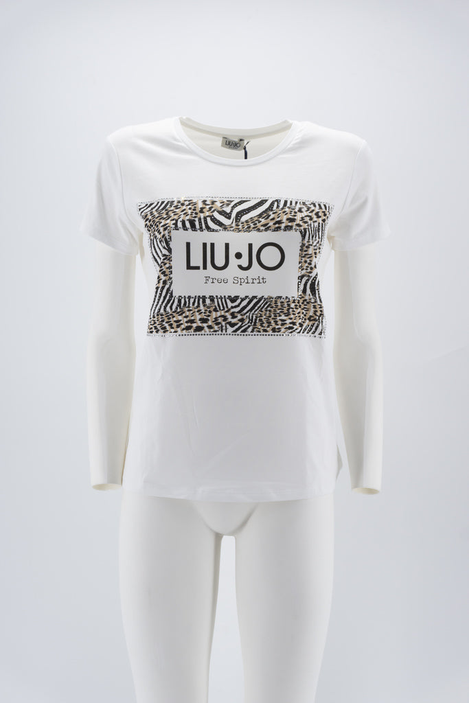 T-Shirt Mezze Maniche / Bianco - Ideal Moda