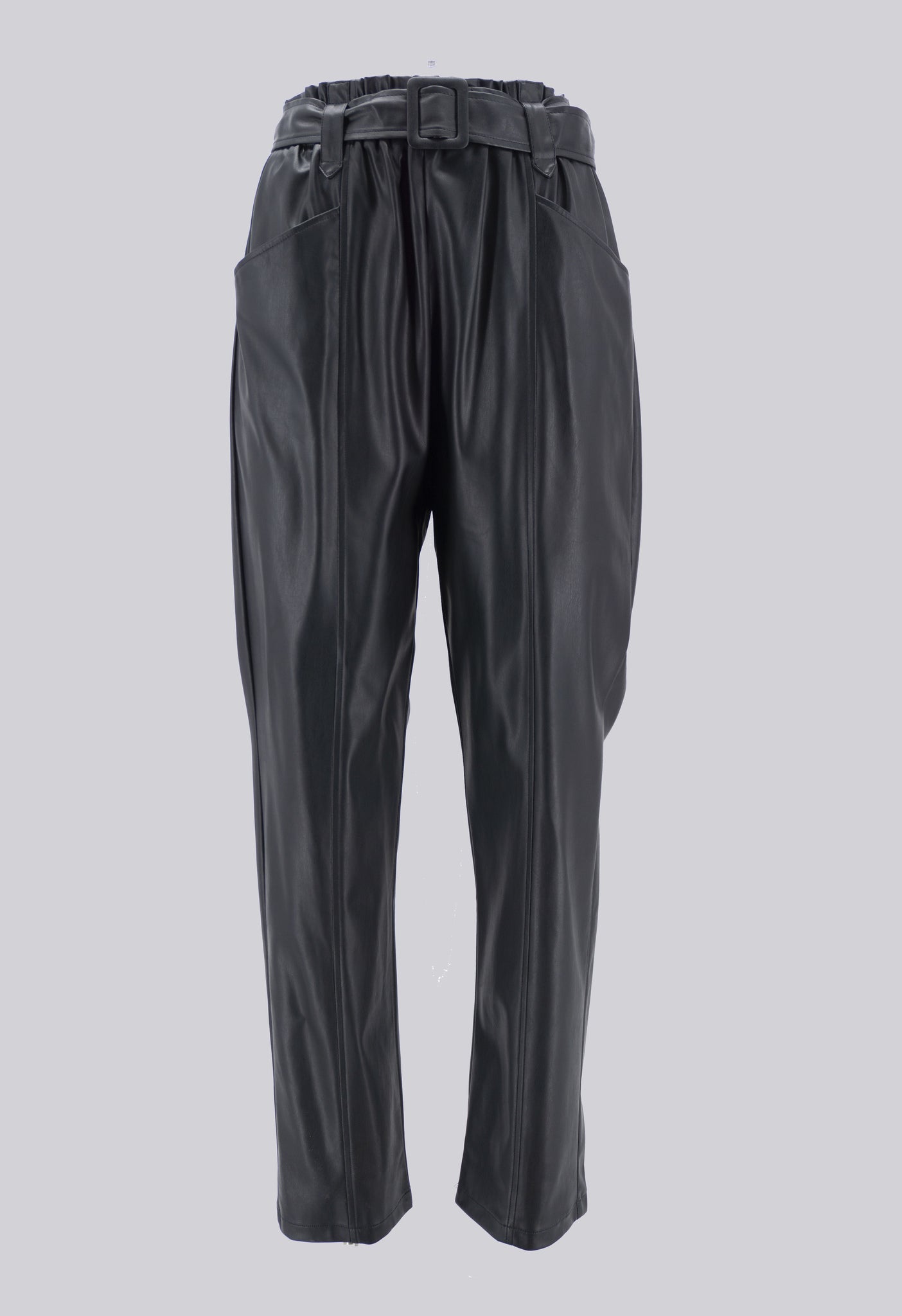 Pantalone in Eco Pelle / Nero - Ideal Moda
