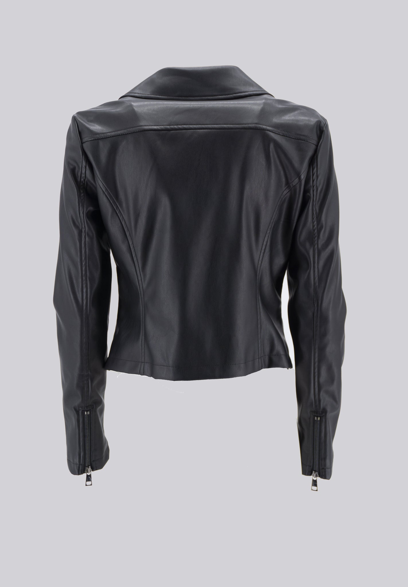 Giacca in Eco Pelle / Nero - Ideal Moda