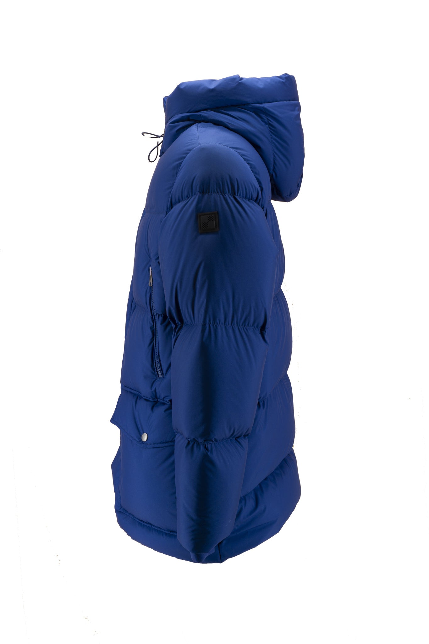 Parka in tessuto idrorepellente / Blu - Ideal Moda