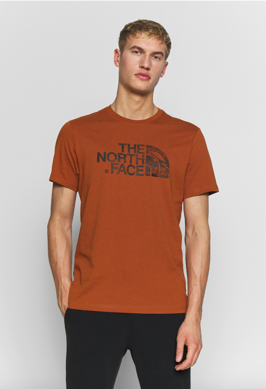 T-Shirt uomo Woodcut Dome / Marrone - Ideal Moda