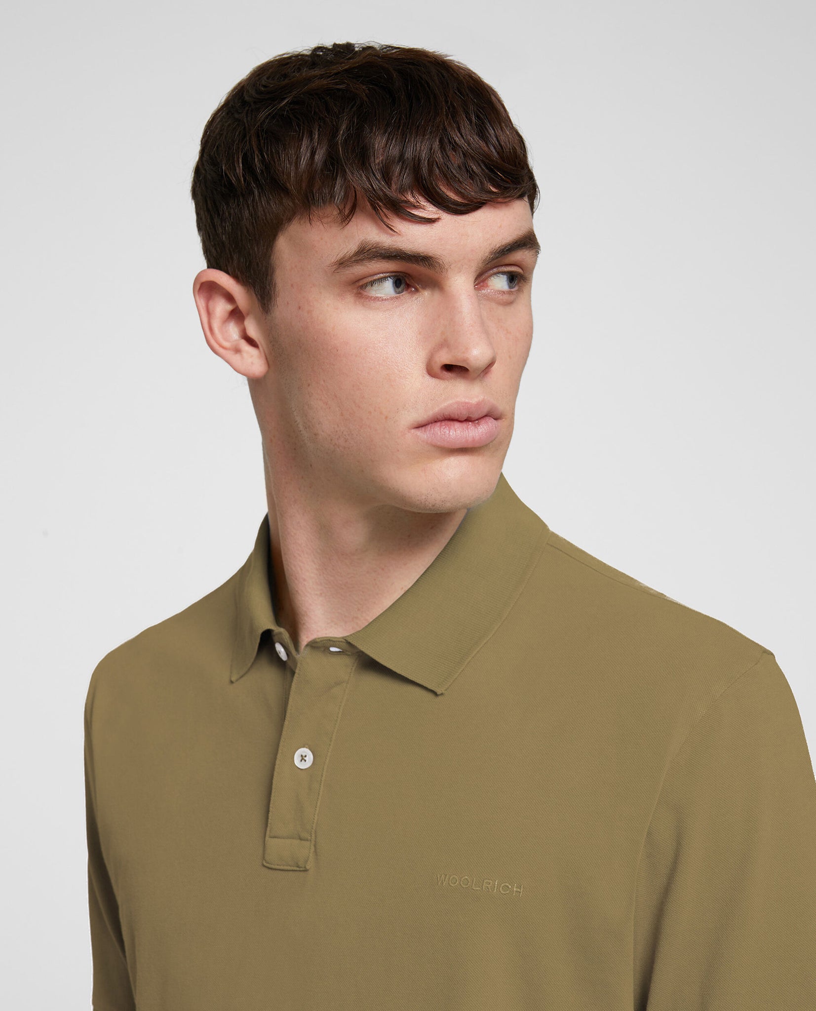 Polo in cotone stretch / Beige - Ideal Moda