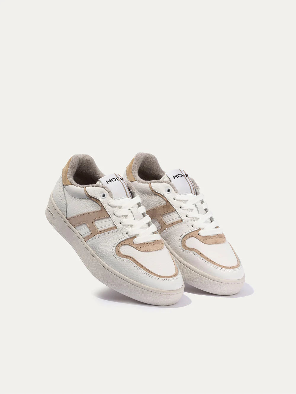 Sneaker con Inserti in Pelle Hoff / Bianco - Ideal Moda