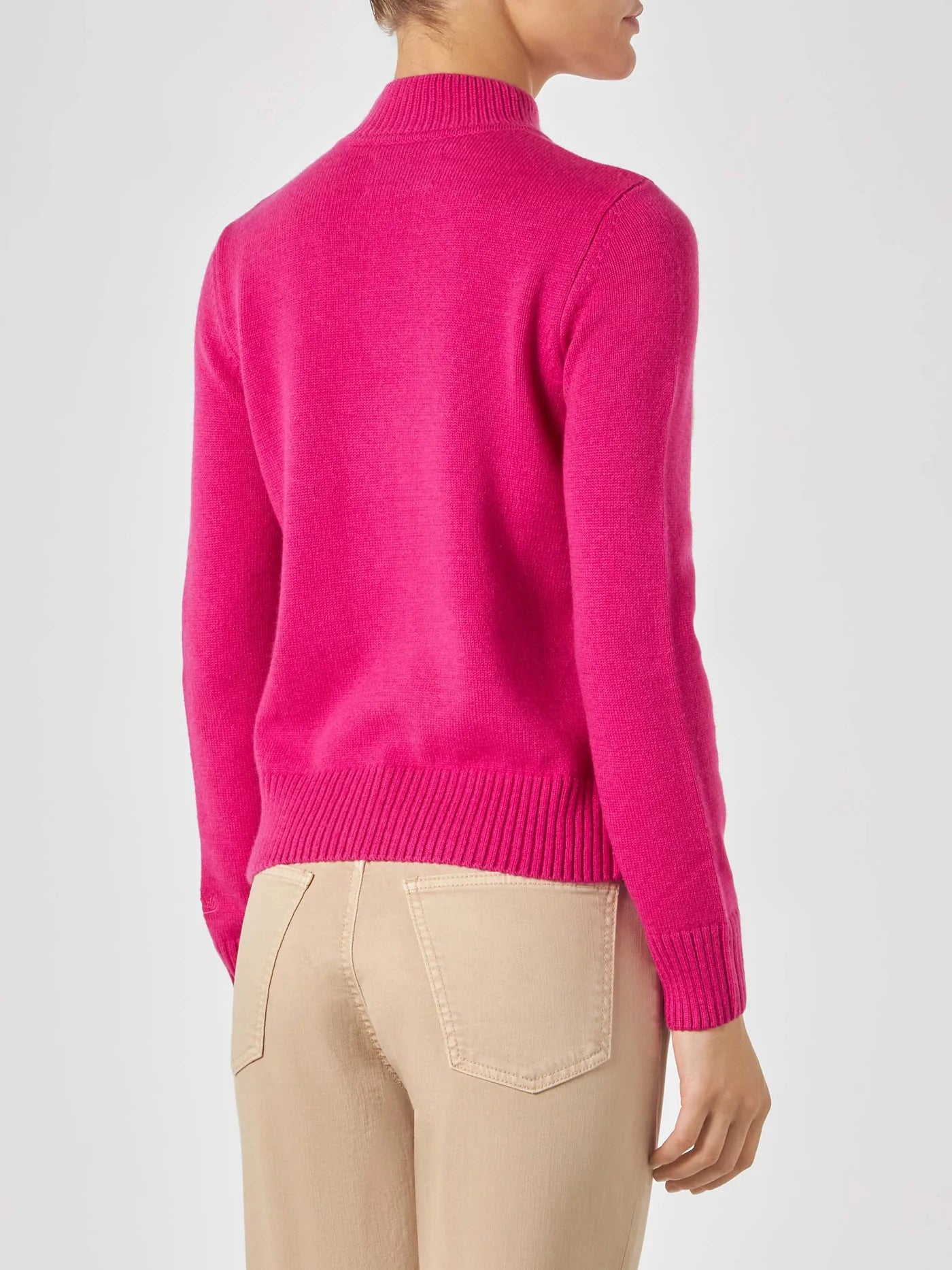 Maglia con Ricamo Cortina Mc2 Saint Barth / Fucsia - Ideal Moda