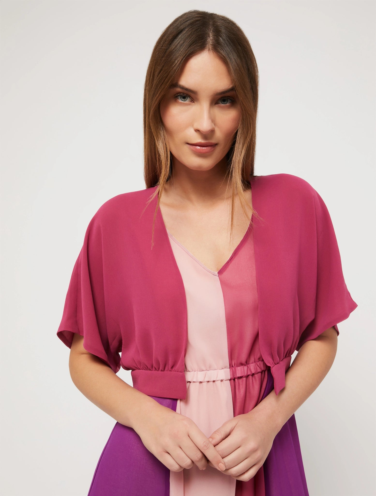 Coprispalle Morbido PennyBlack / Fucsia - Ideal Moda