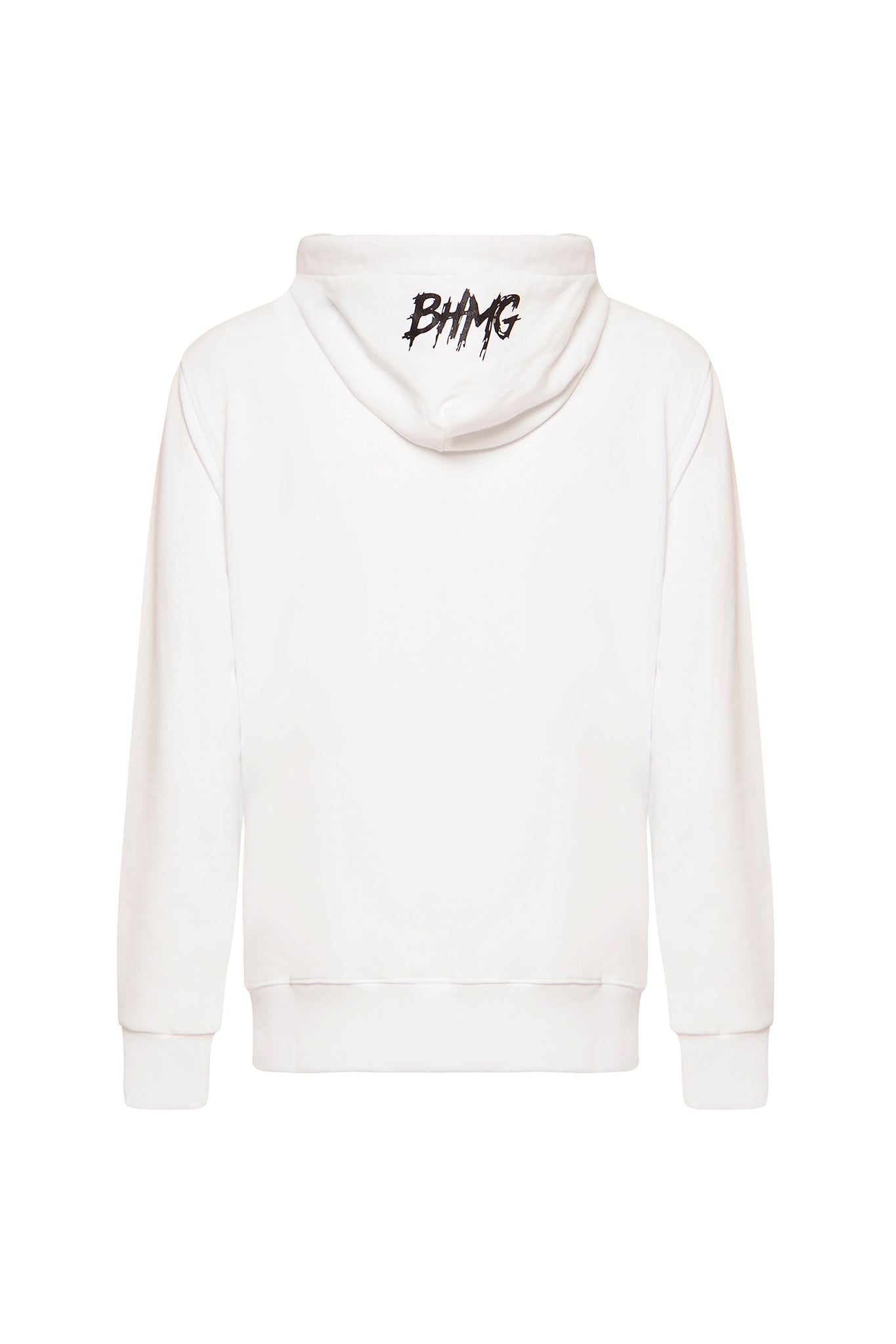 Felpa Unisex con stampa / Bianco - Ideal Moda