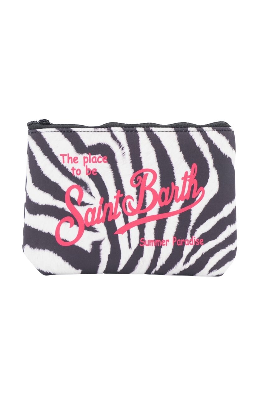 Pochette Mc2 Saint Barth in Scuba / Nero - Ideal Moda