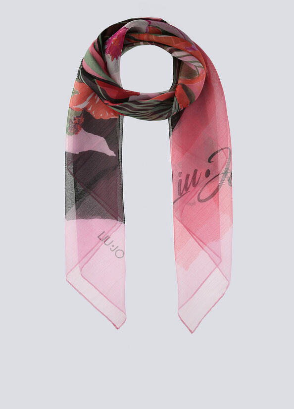 Foulard Liu Jo con Stampa / Rosa - Ideal Moda