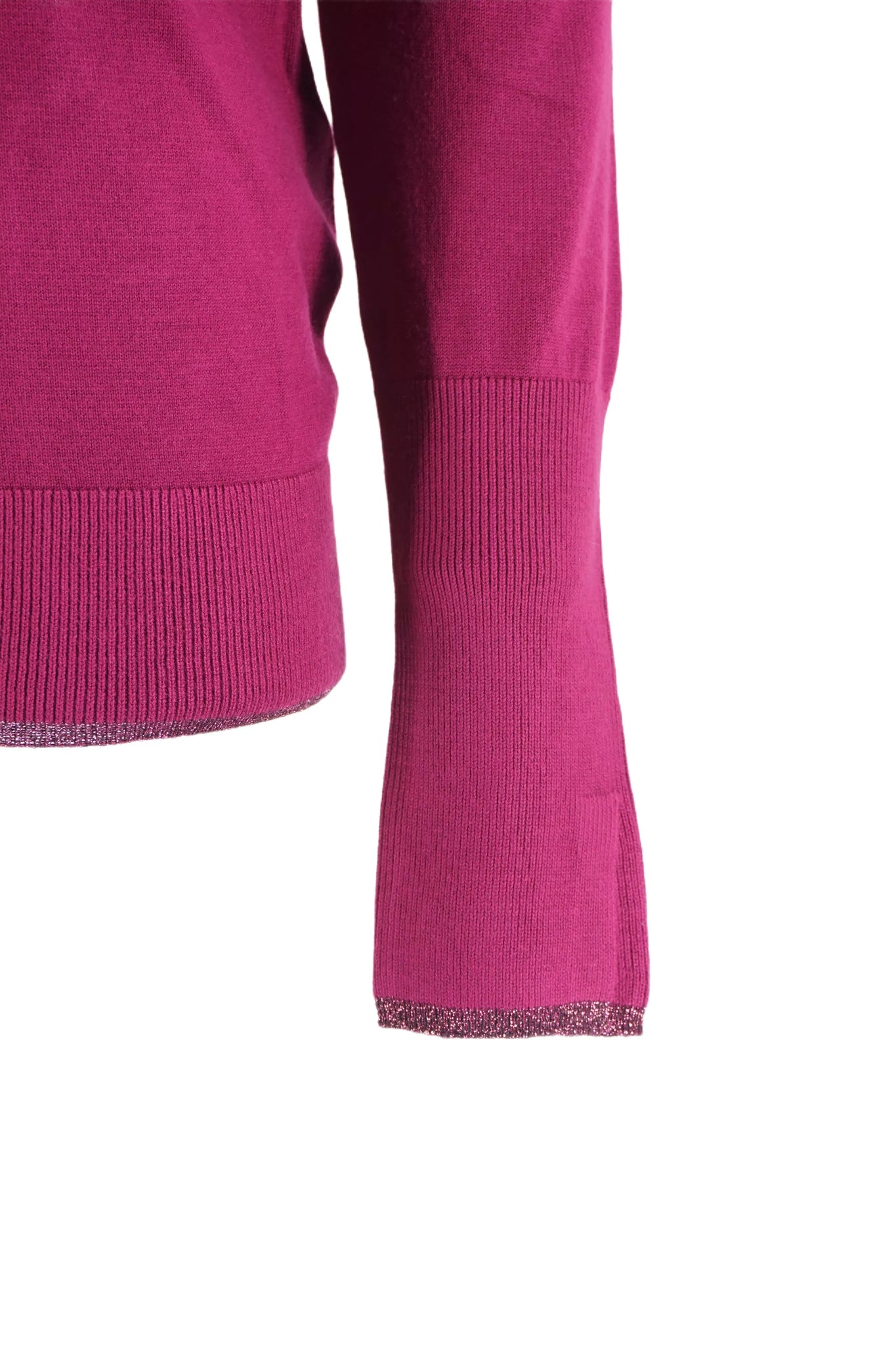 Maglia con Scollo a V Liu Jo / Viola - Ideal Moda