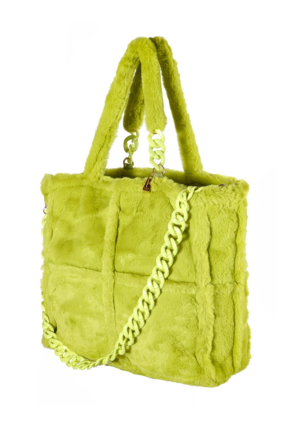 Borsa in Ecopelliccia La Milanesa / Verde - Ideal Moda