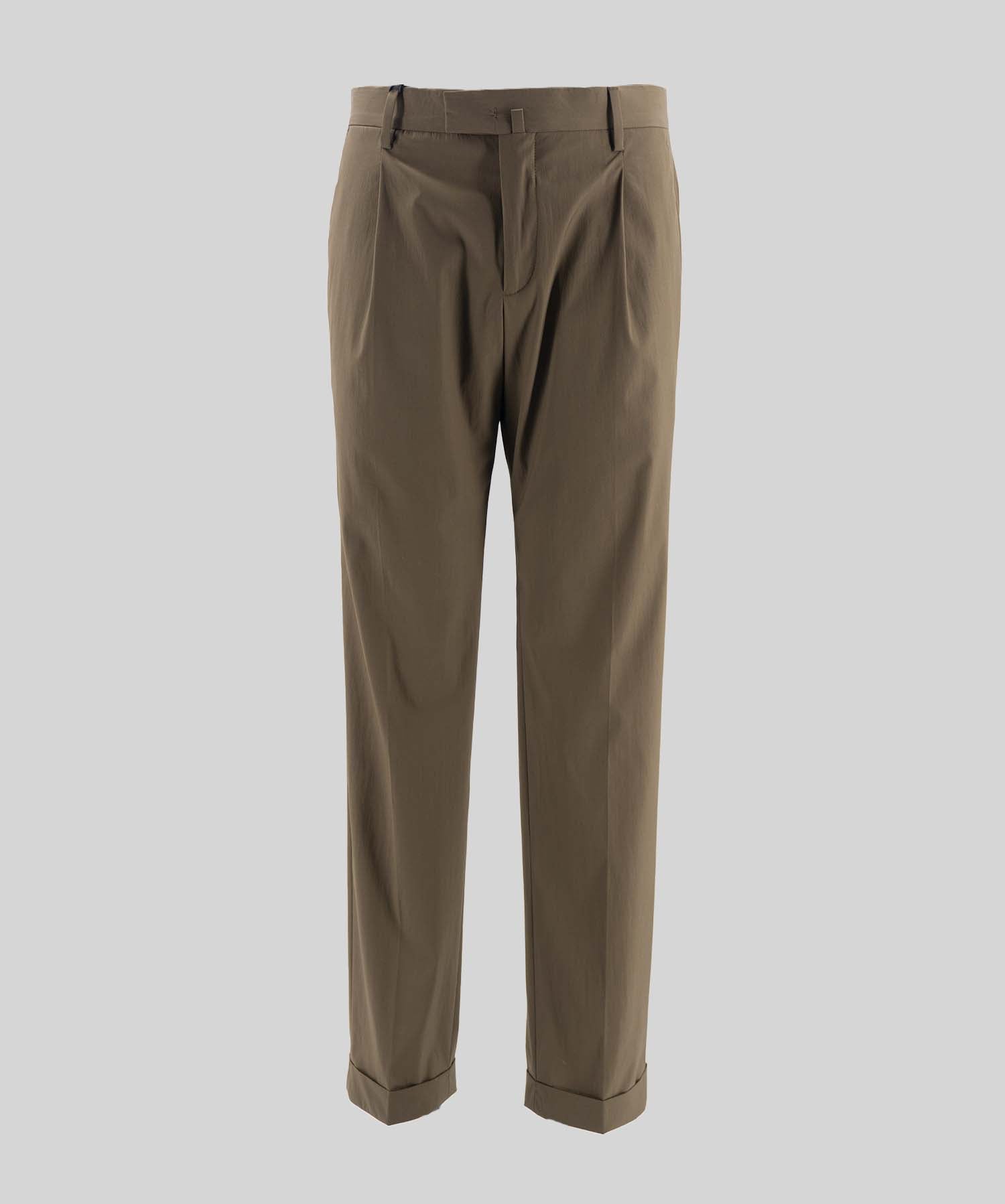 Pantalone in Techno Wool / Beige - Ideal Moda