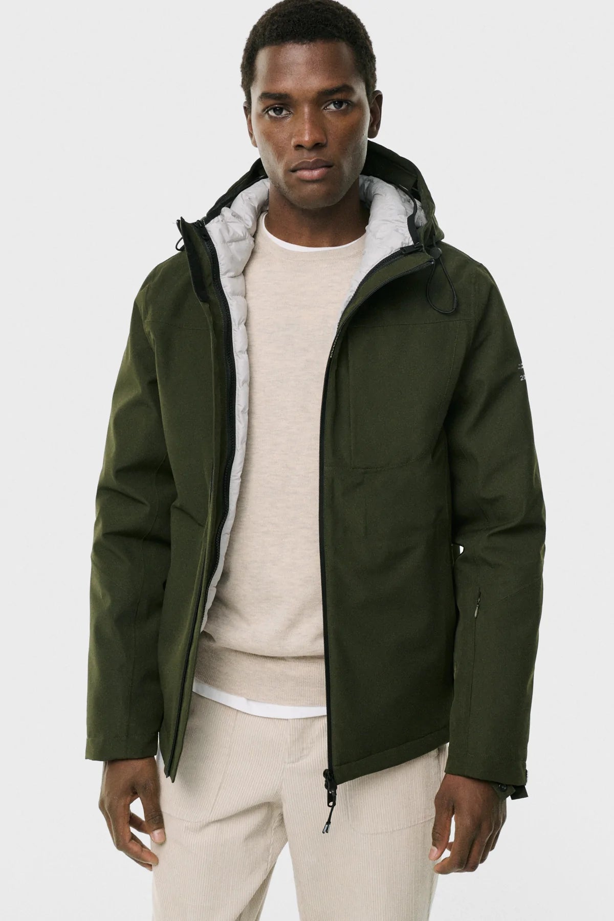 Giubbino in Softshell Ecoalf / Verde - Ideal Moda