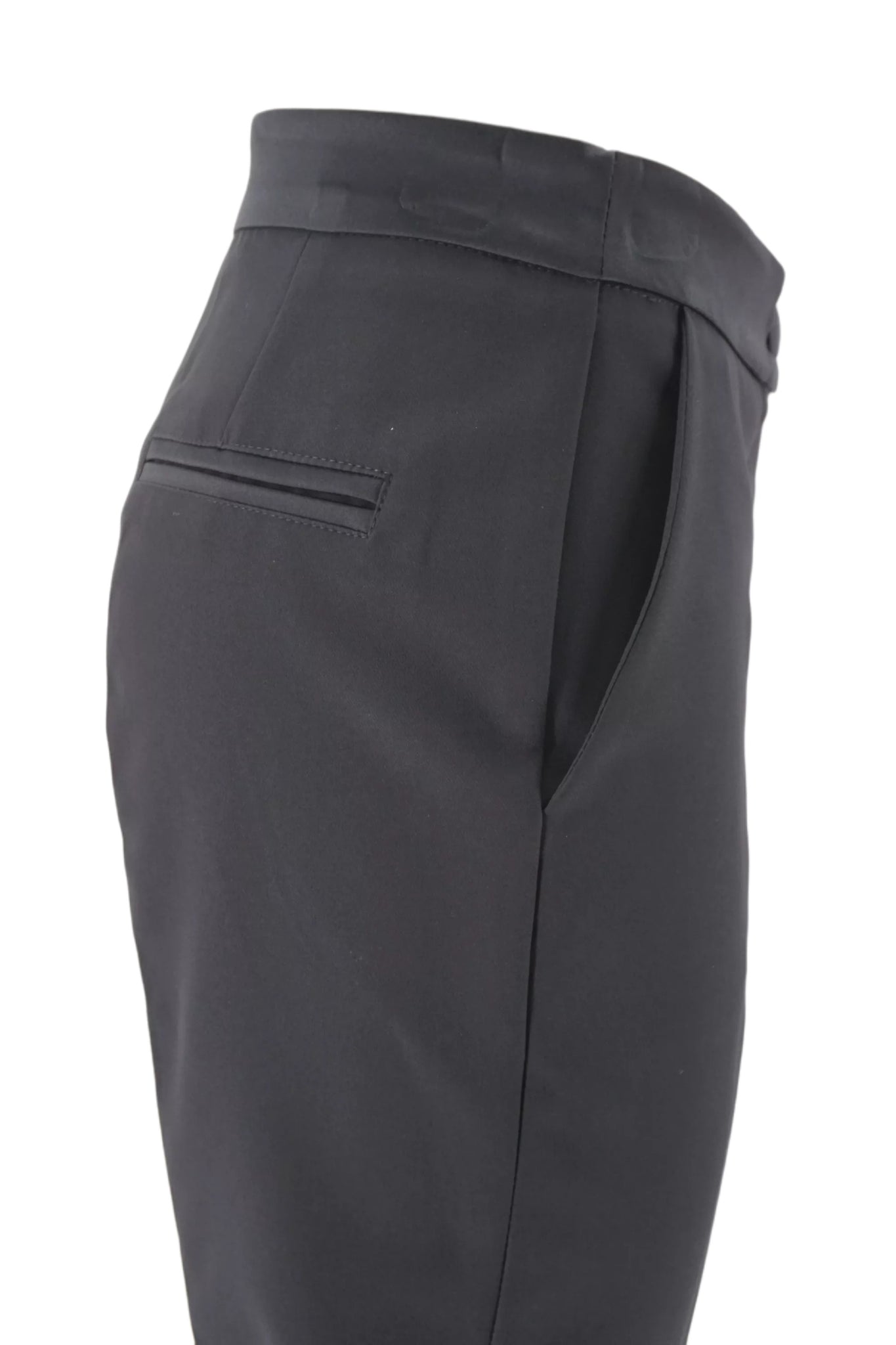 Pantalone Classico Slim Fit / Nero - Ideal Moda