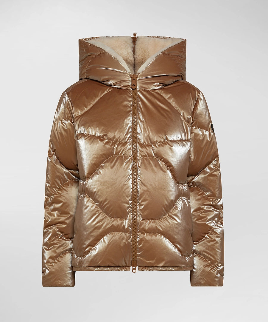 Giubbino con Cappuccio Peuterey / Beige - Ideal Moda