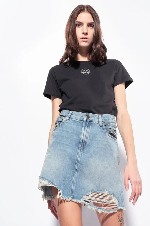 T-Shirt con Logo Pinko / Nero - Ideal Moda