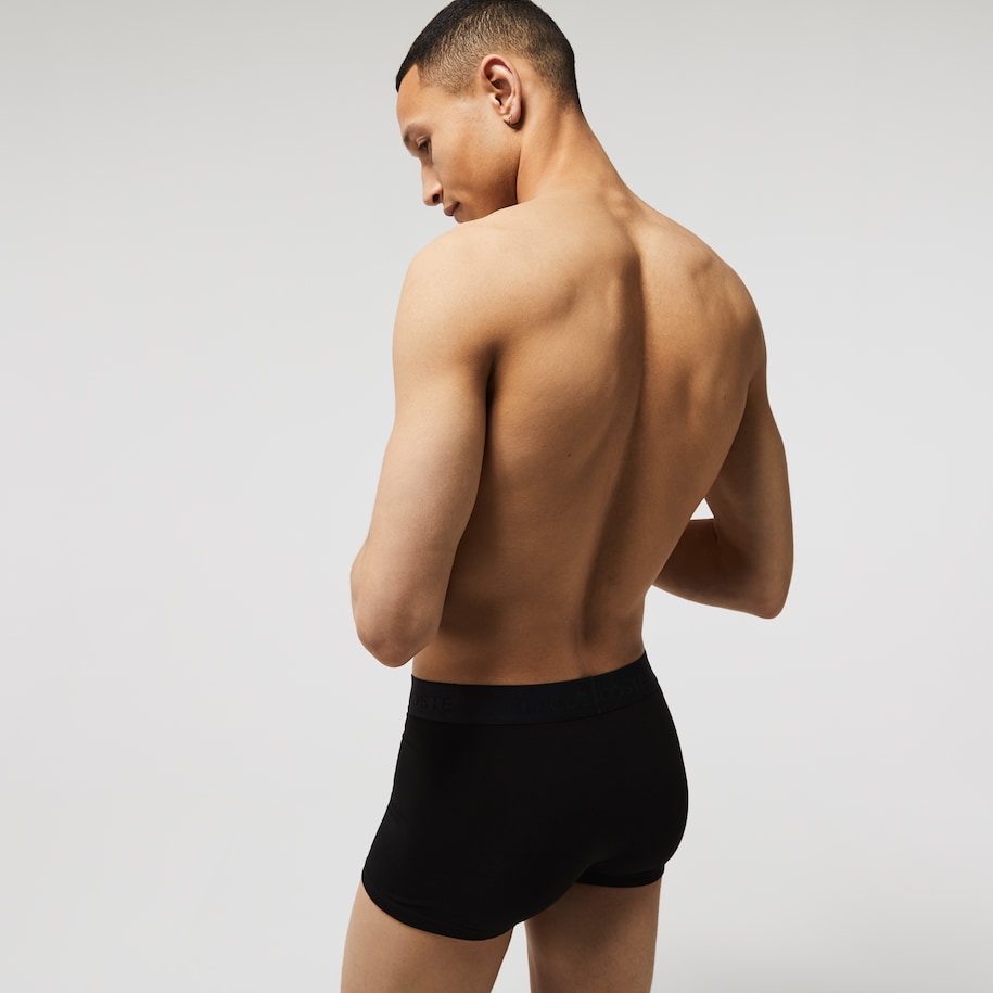 Boxer Lacoste Confezione 3 Paia / Nero - Ideal Moda