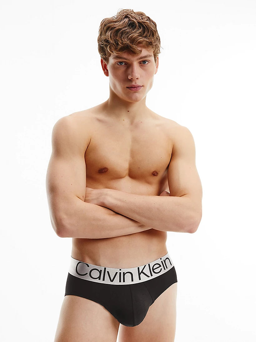 Slip Calvin Klein 3 Pack / Nero - Ideal Moda