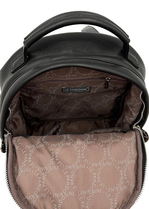 Zaino con Logo Le Pandorine / Nero - Ideal Moda