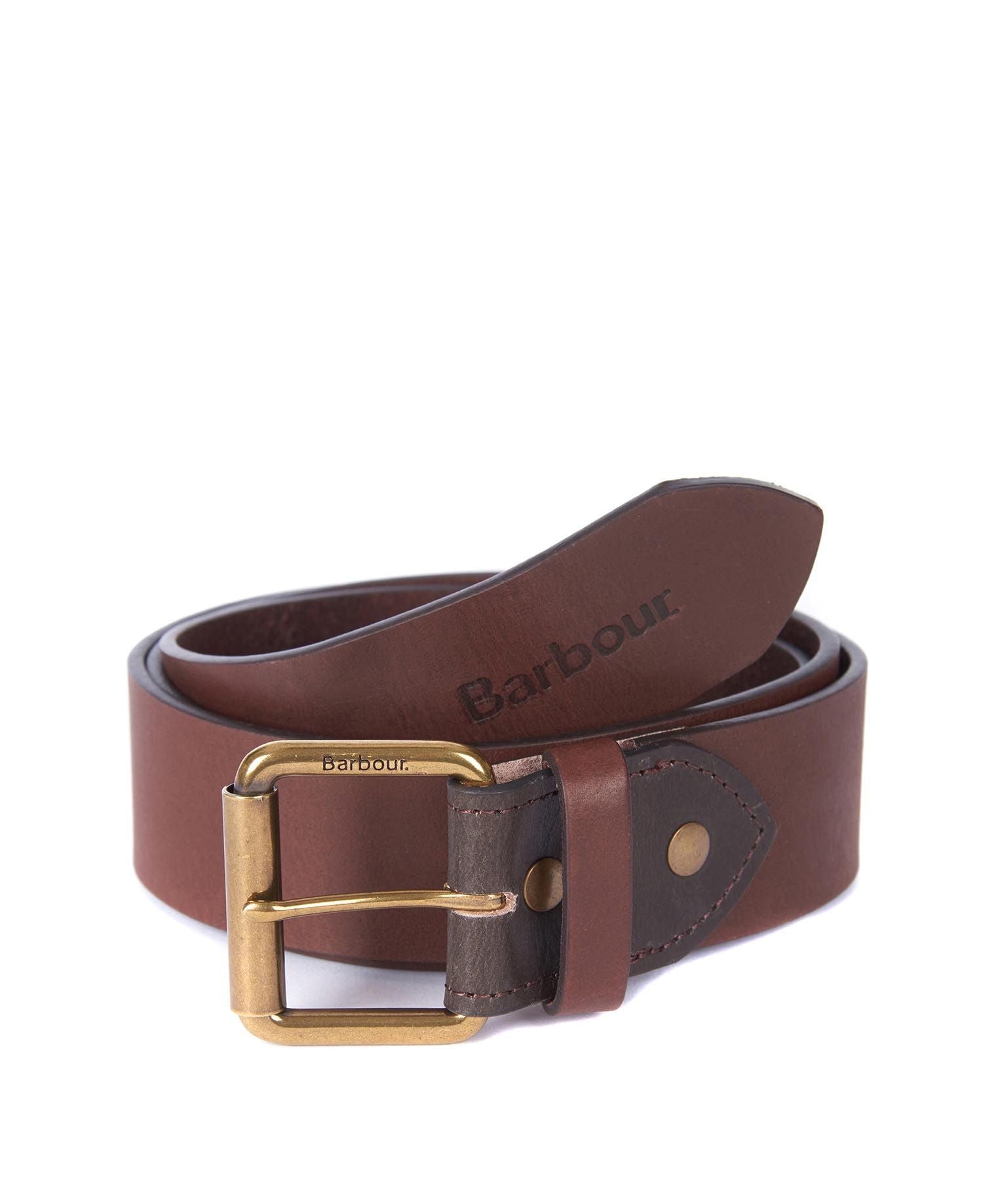 Cintura in Pelle Barbour / Marrone - Ideal Moda