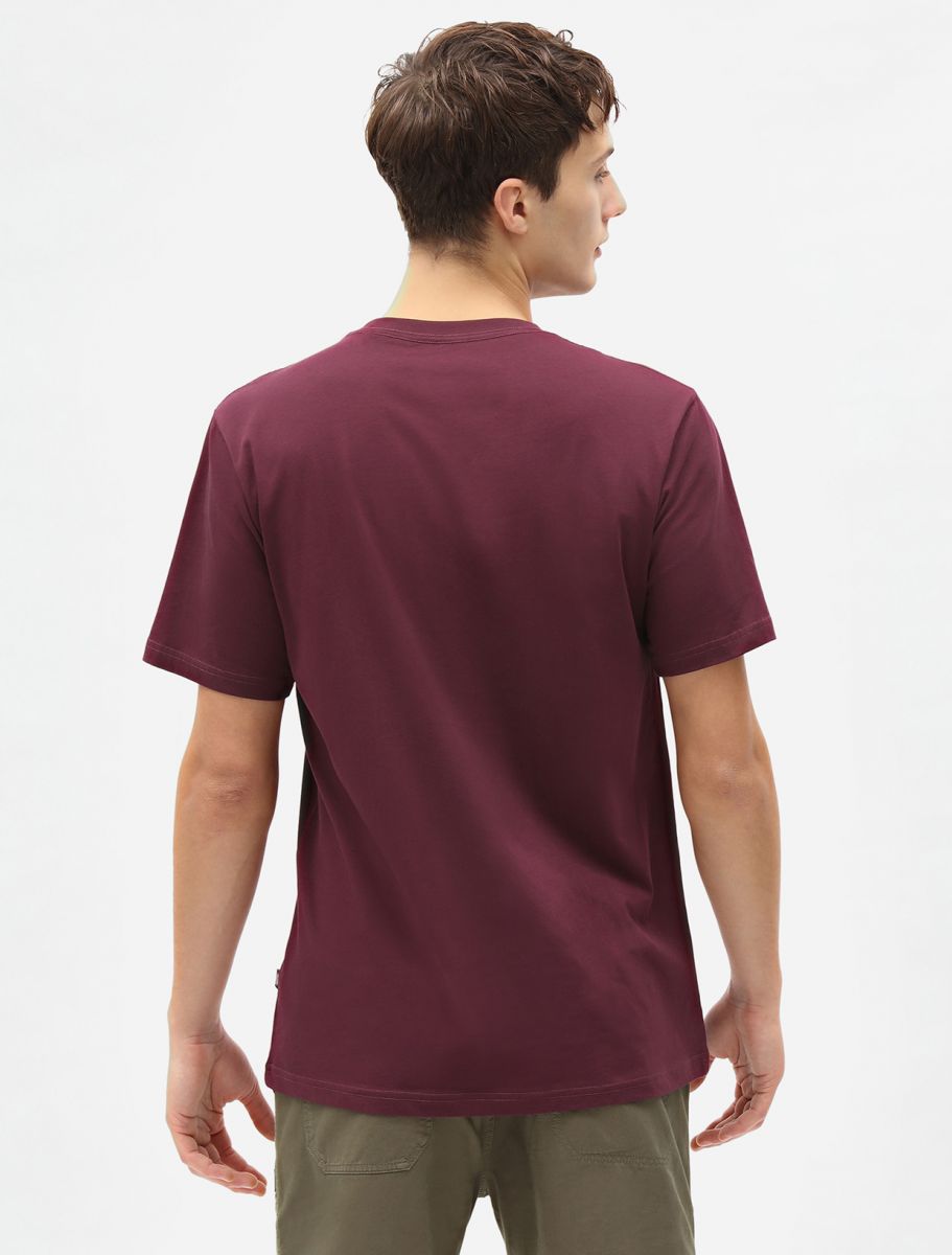 T-Shirt Mapleton con Logo Dickies / Bordeaux - Ideal Moda