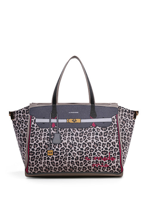 Borsa a Tracolla con Fantasia Le Pandorine / Multicolor - Ideal Moda