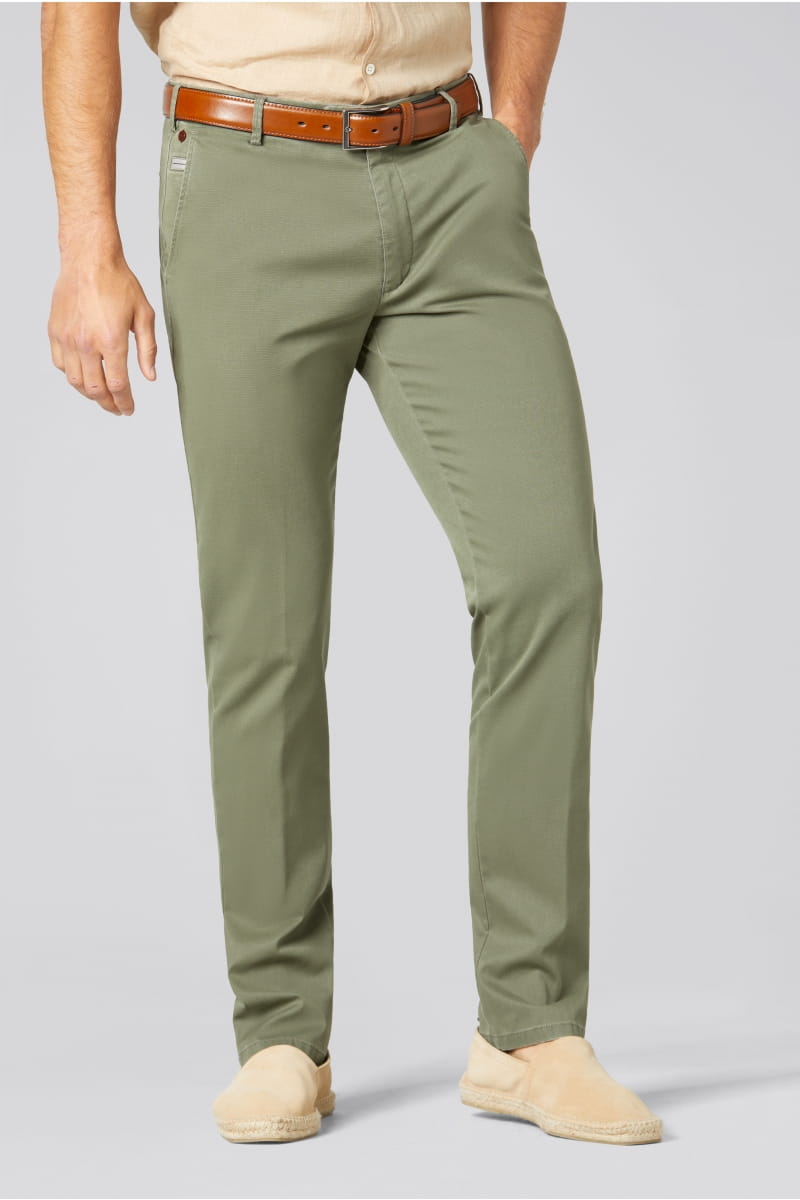 Pantalone Meyer Regular Fit / Verde - Ideal Moda