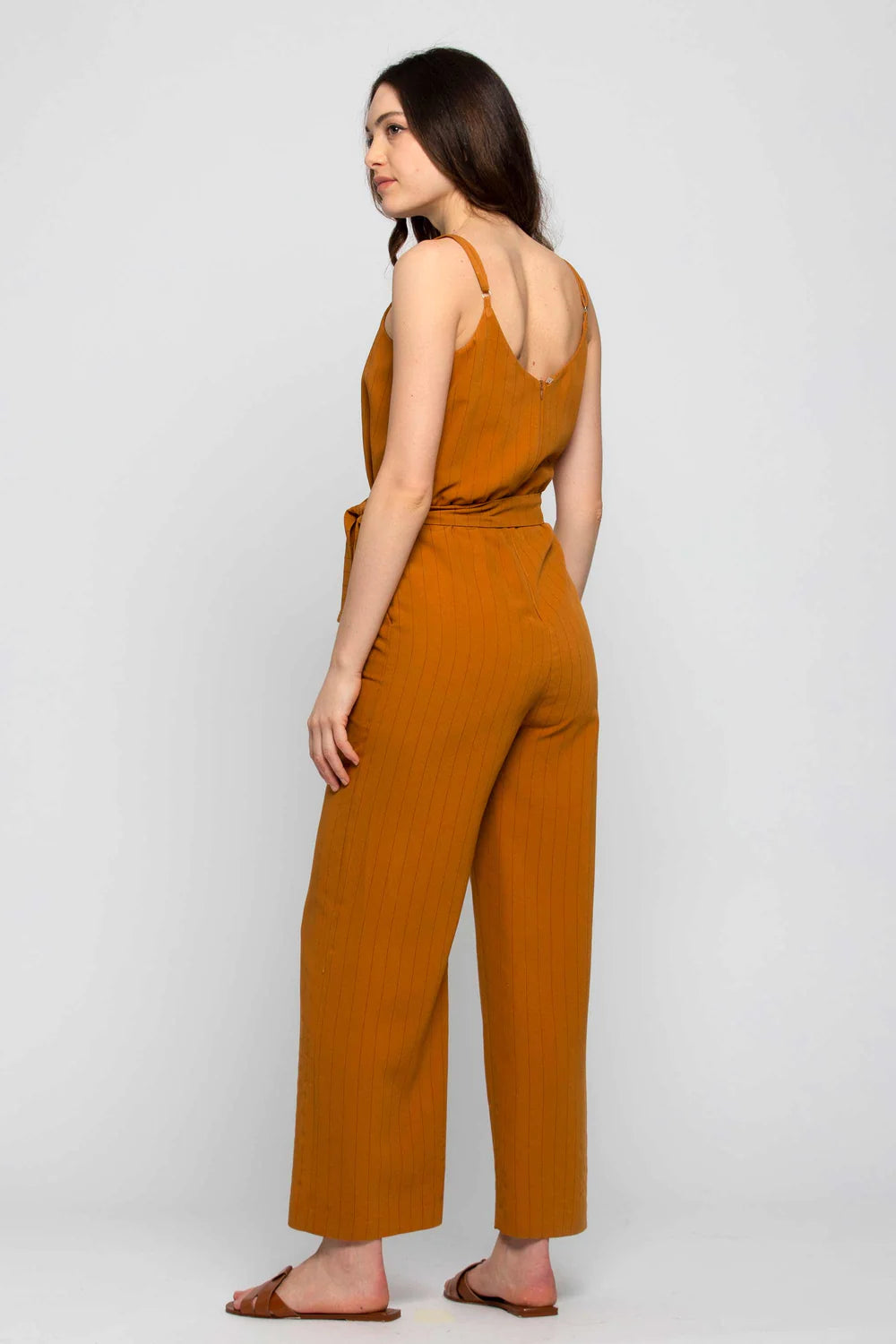 Tuta in Viscosa Kocca / Marrone - Ideal Moda