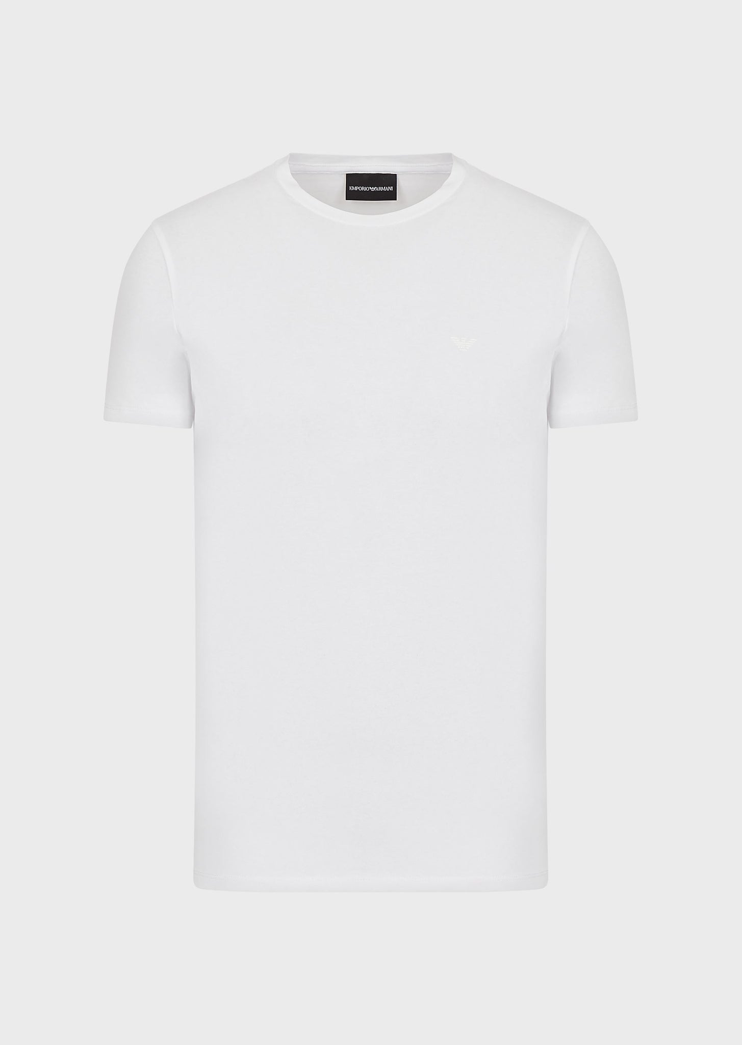 T-Shirt in jersey con mini eagle / Bianco - Ideal Moda