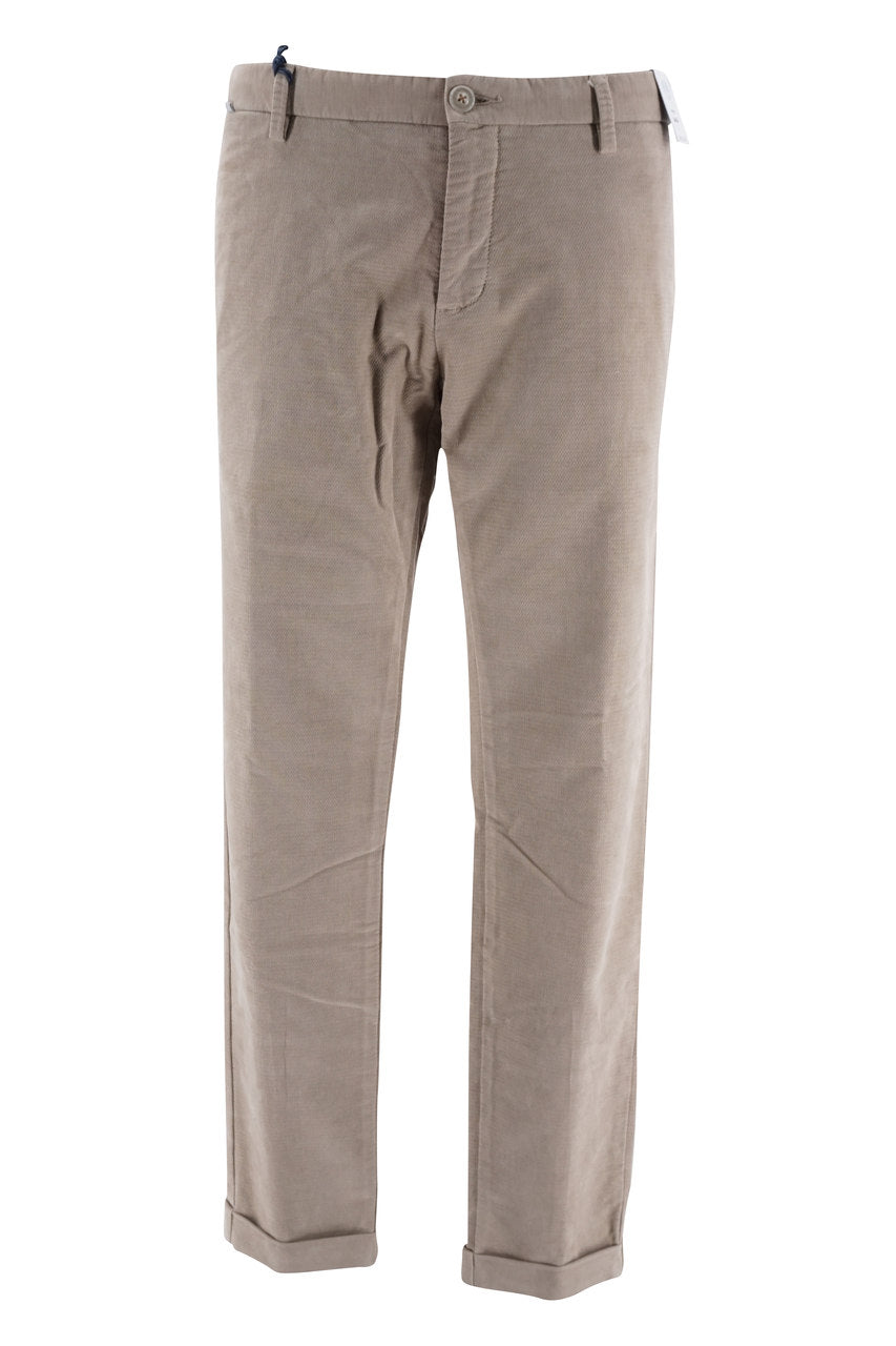 Pantalone ATPCO Slim Fit / Beige - Ideal Moda