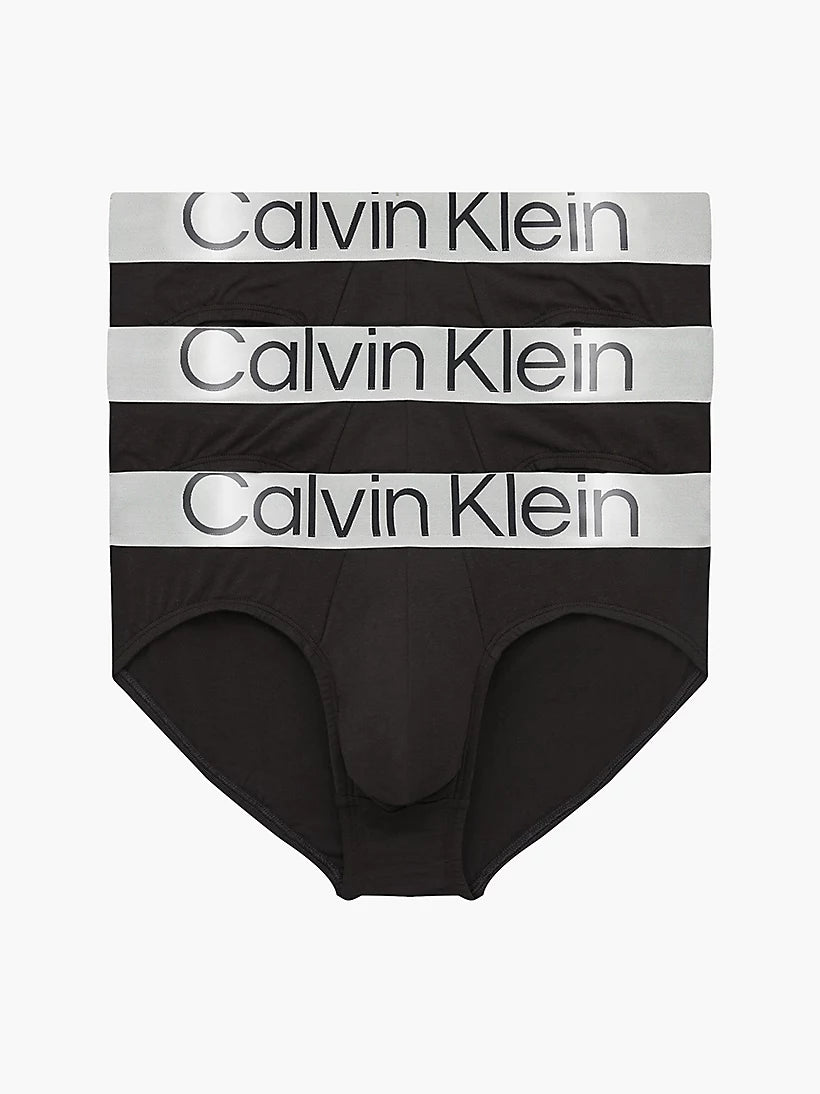 Slip Calvin Klein 3 Pack / Nero - Ideal Moda