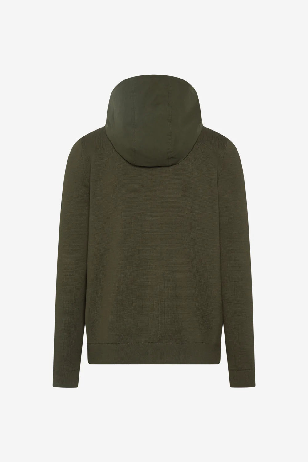 Maglia con Zip e Cappuccio Ecoalf / Verde - Ideal Moda