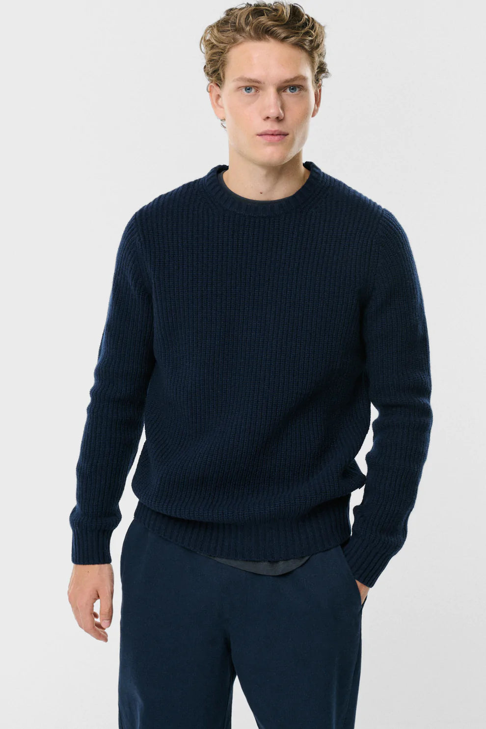 Maglia Girocollo Ecoalf / Blu - Ideal Moda