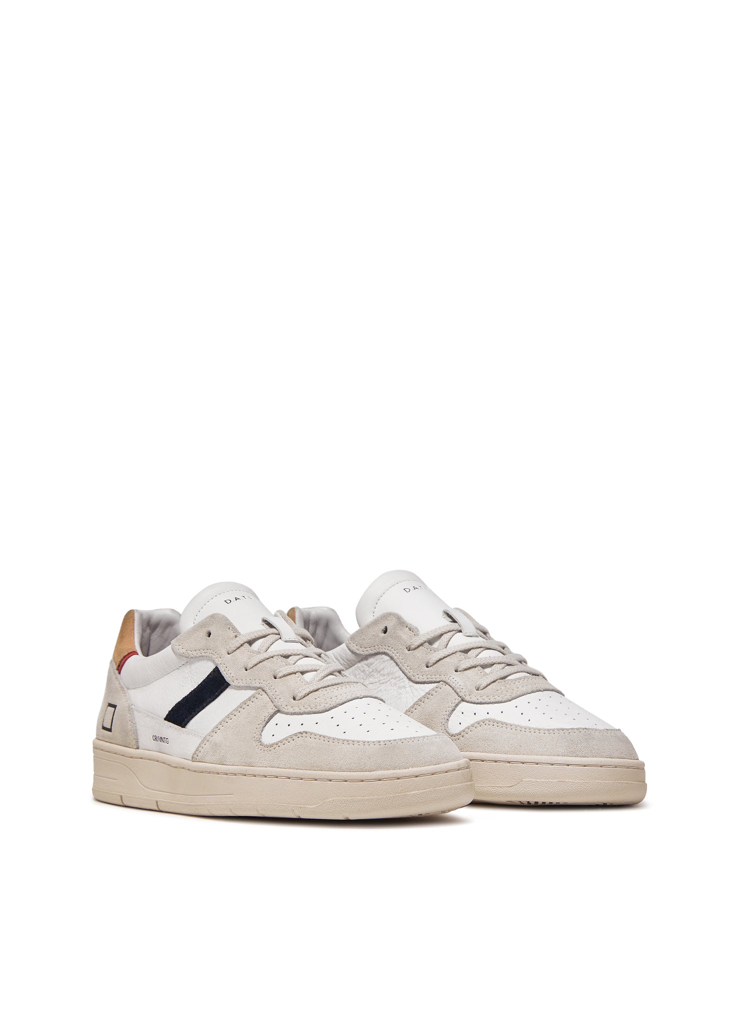 Sneaker Court 2.0 Vintage DATE / Bianco - Ideal Moda