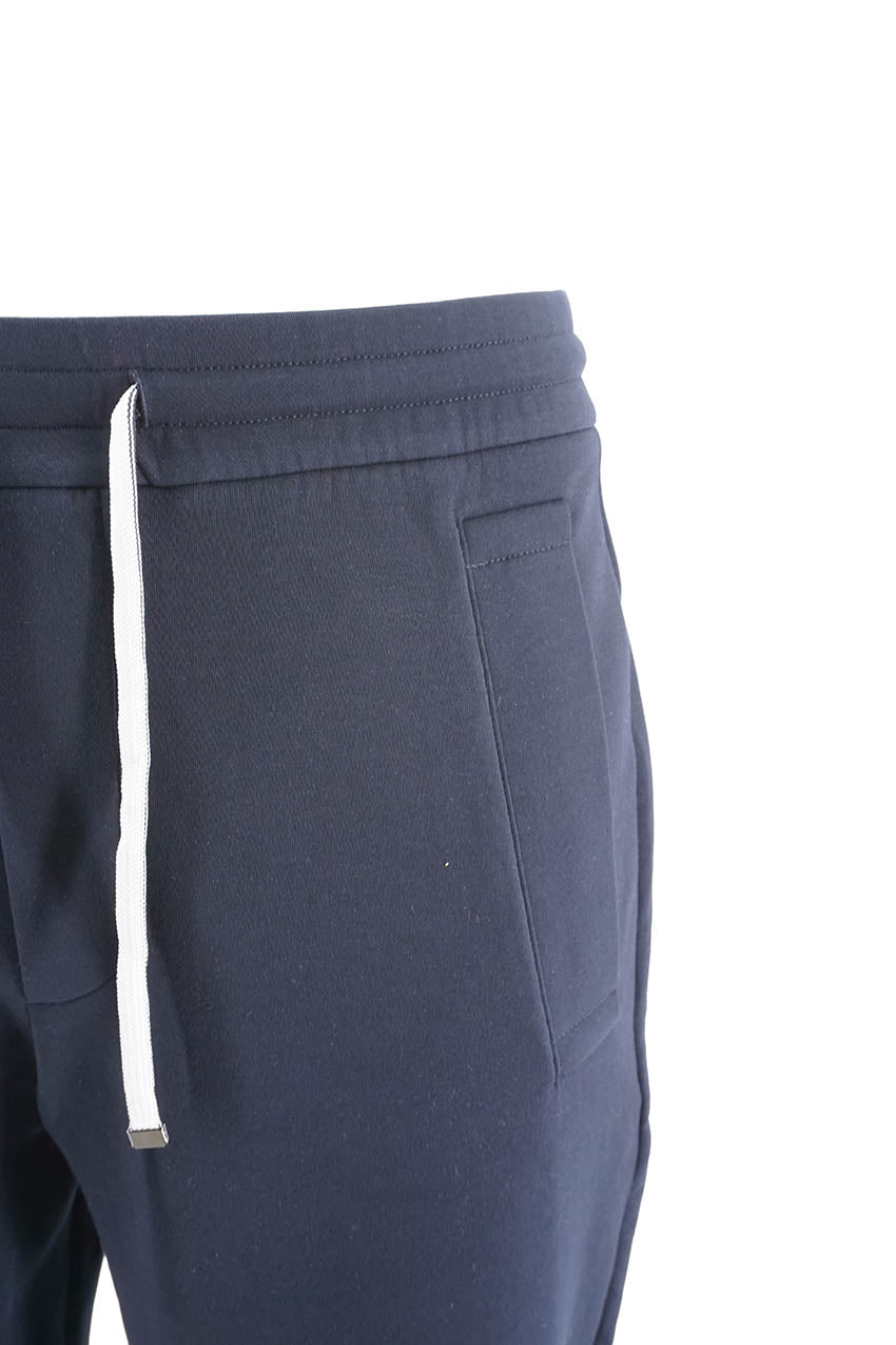 Pantalone Emporio Armani con logo / Blu - Ideal Moda