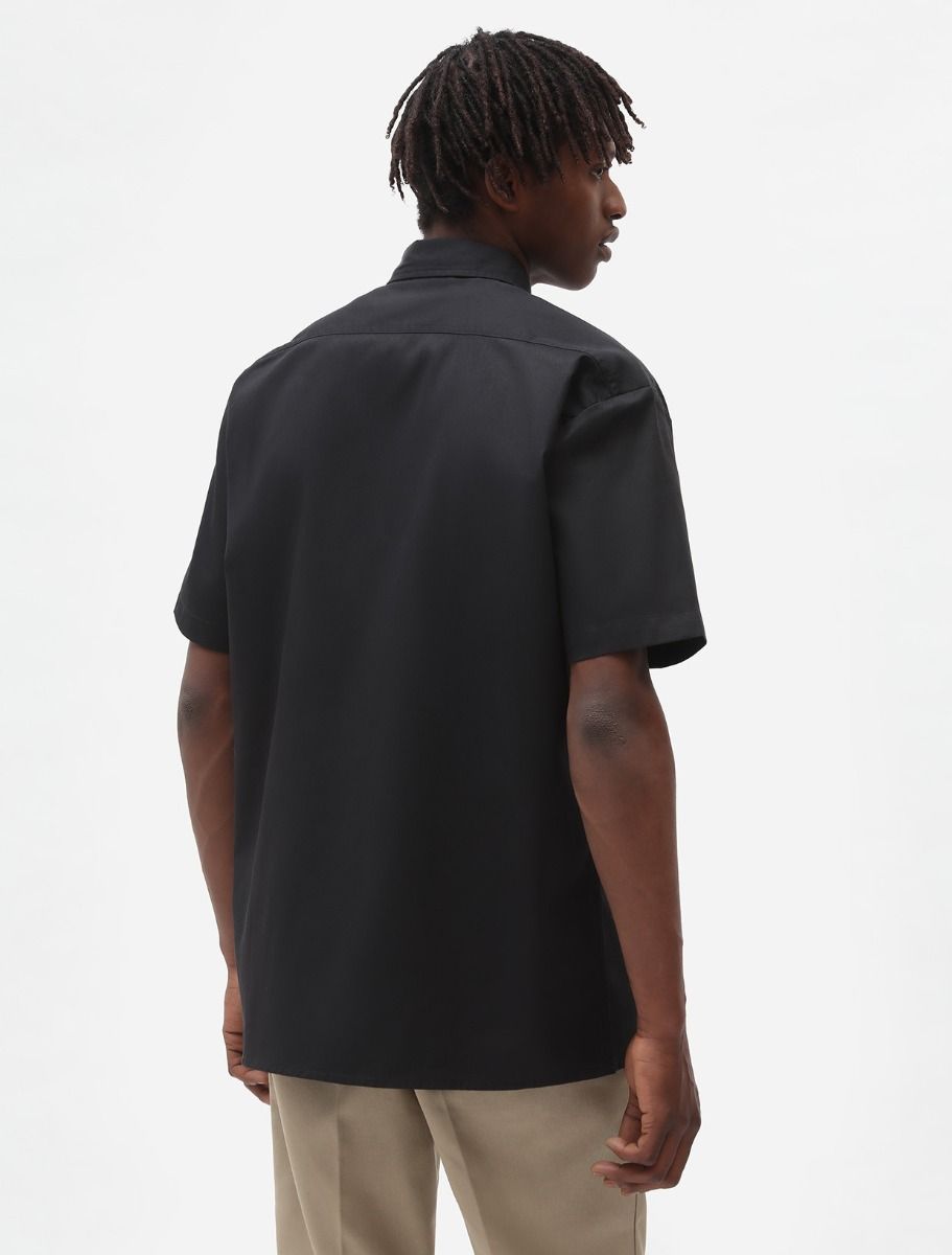 Camicia Work Shirt con Logo Dickies / Nero - Ideal Moda