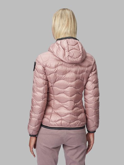 Giubbino con Motivo ad Onde Blauer / Rosa - Ideal Moda