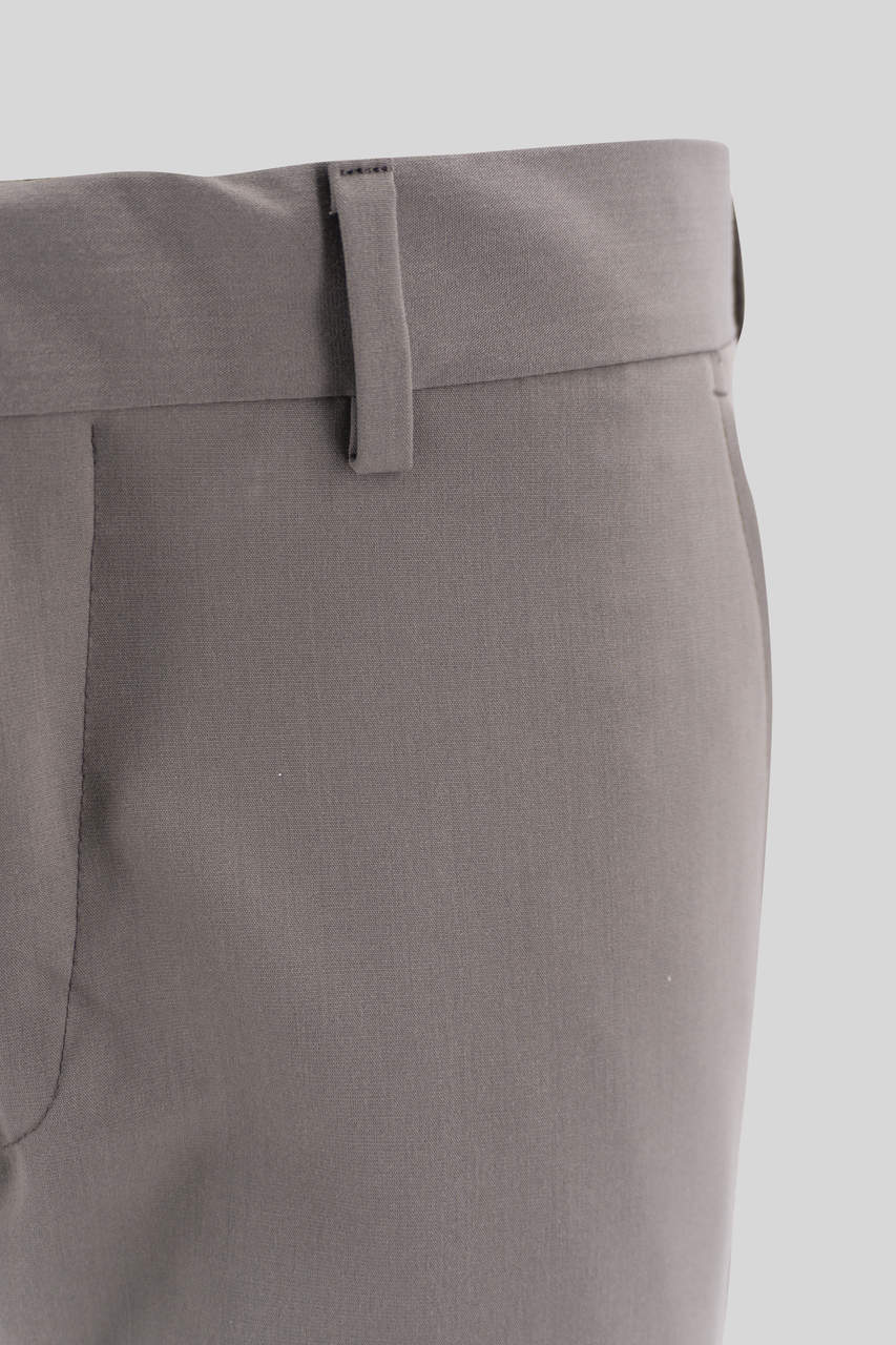 Pantalone "Capri" effetto lana / Beige - Ideal Moda