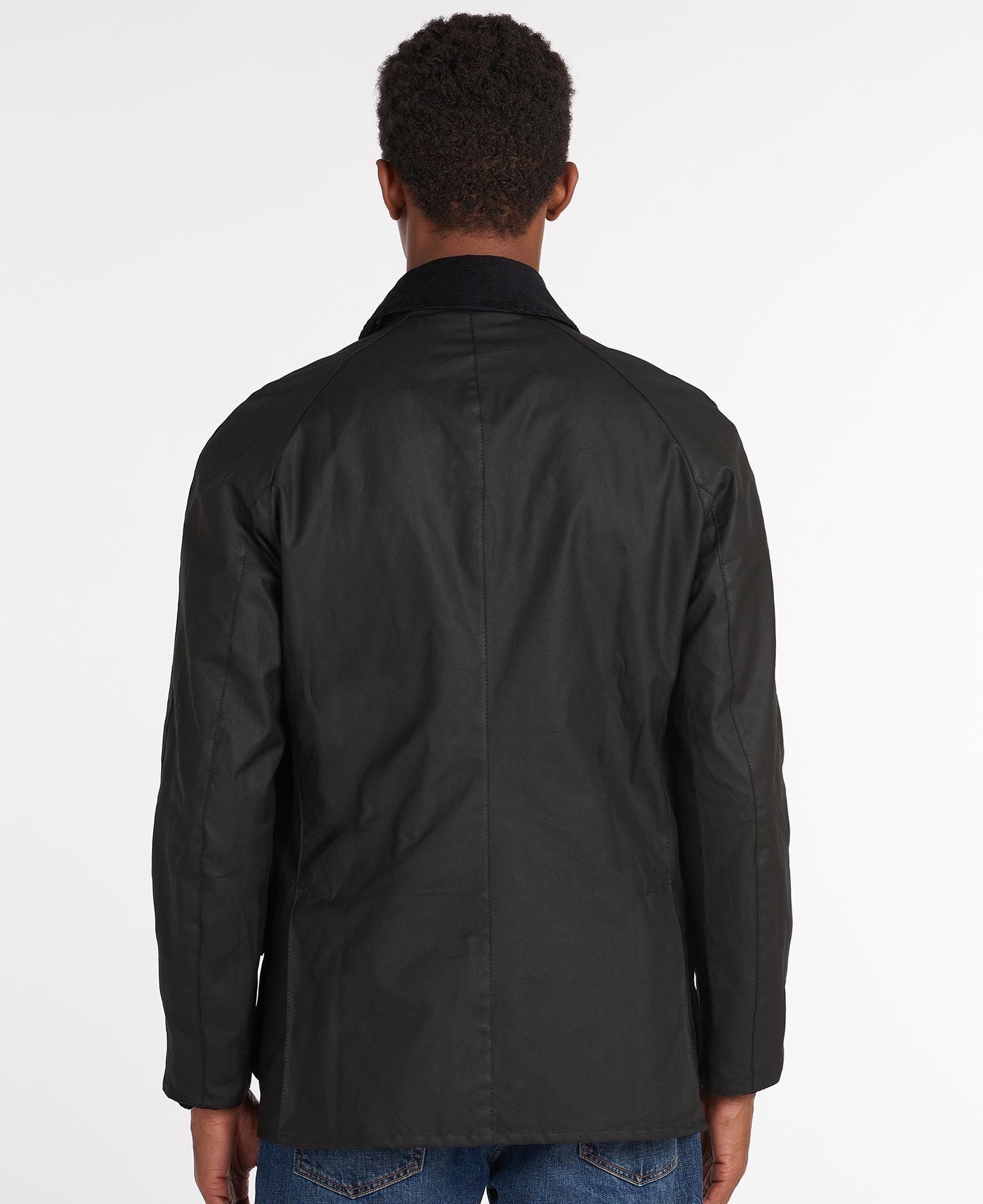 Giubbino Barbour Ashby Wax / Nero - Ideal Moda