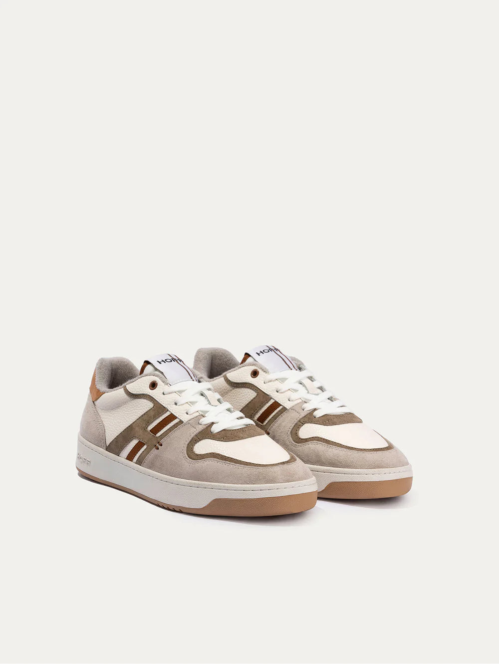 Sneaker con Inserti in Suede Hoff / Beige - Ideal Moda