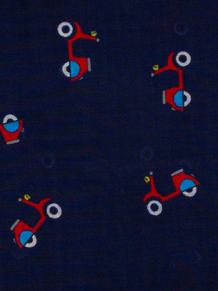 Sciarpa con Fantasia Fefè / Blu - Ideal Moda