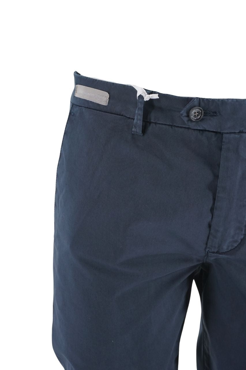 Pantalone Labelruote Slim Fit / Blu - Ideal Moda