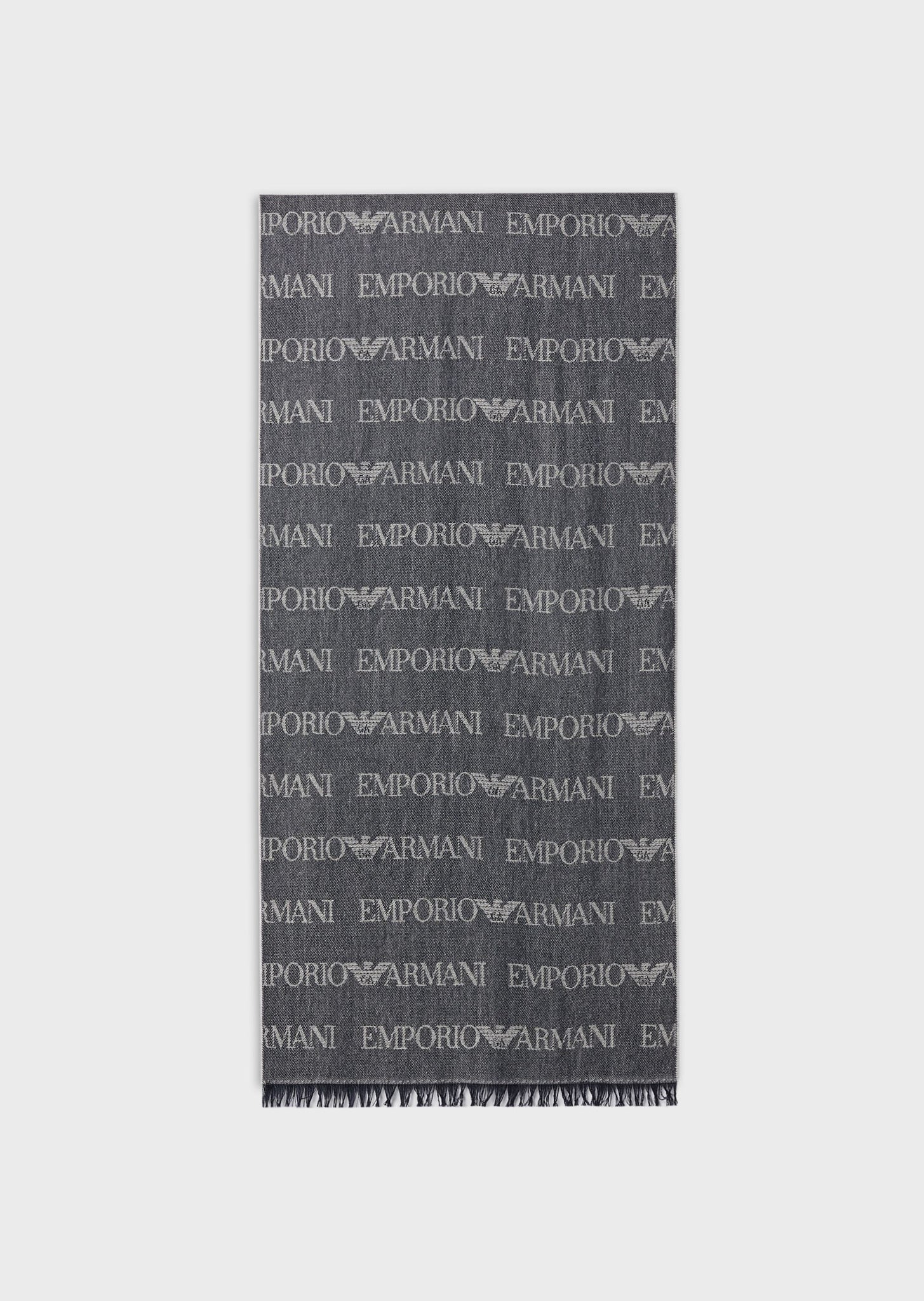 Sciarpa Emporio Armani in Misto Lana / Blu - Ideal Moda