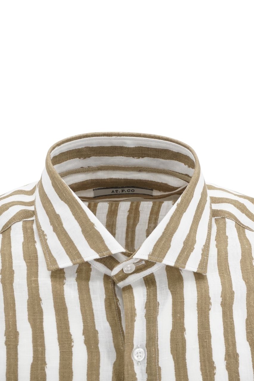 Camicia in Lino AT.P.CO. / Beige - Ideal Moda