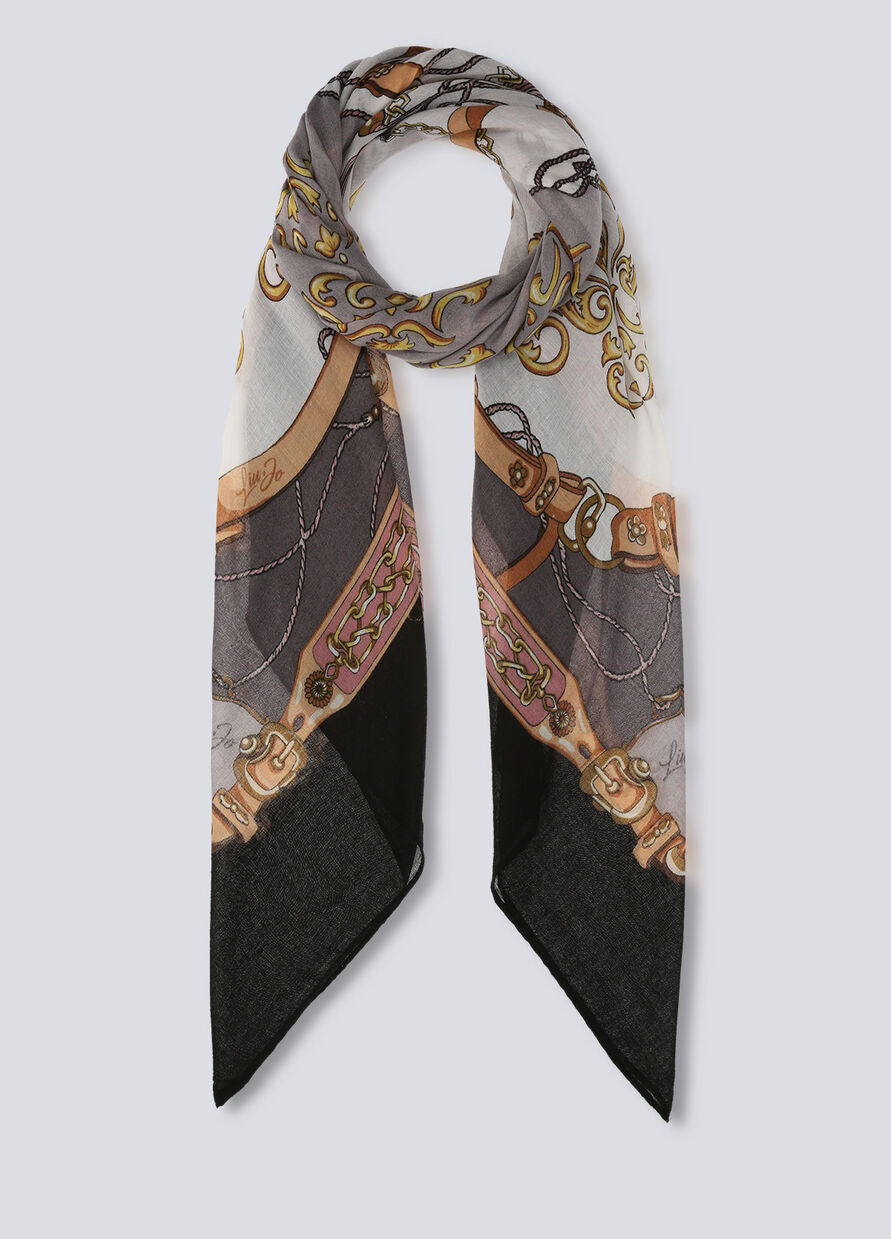 Foulard Liu Jo Ecosostenibile / Nero - Ideal Moda