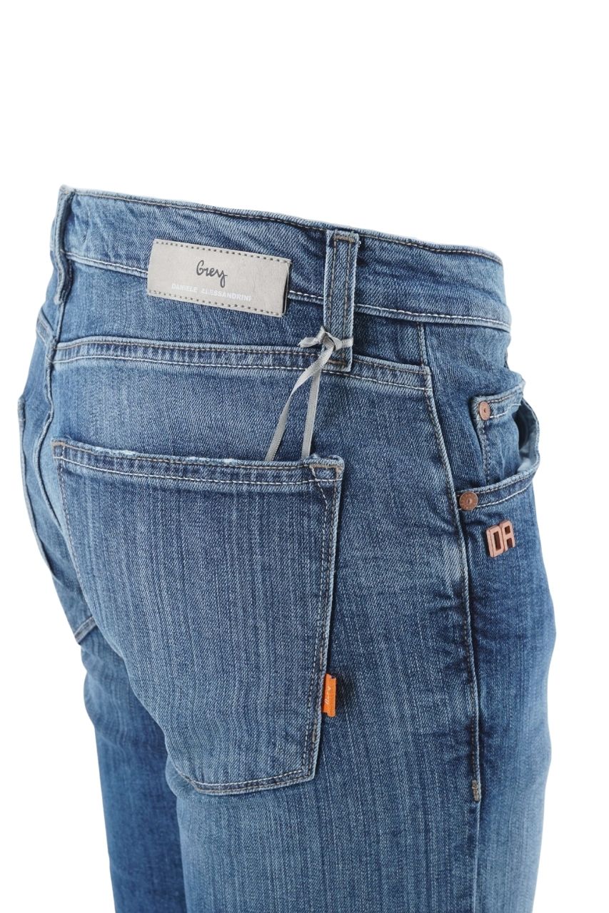 Pantaloncino Daniele Alessandrini in Denim / Jeans - Ideal Moda
